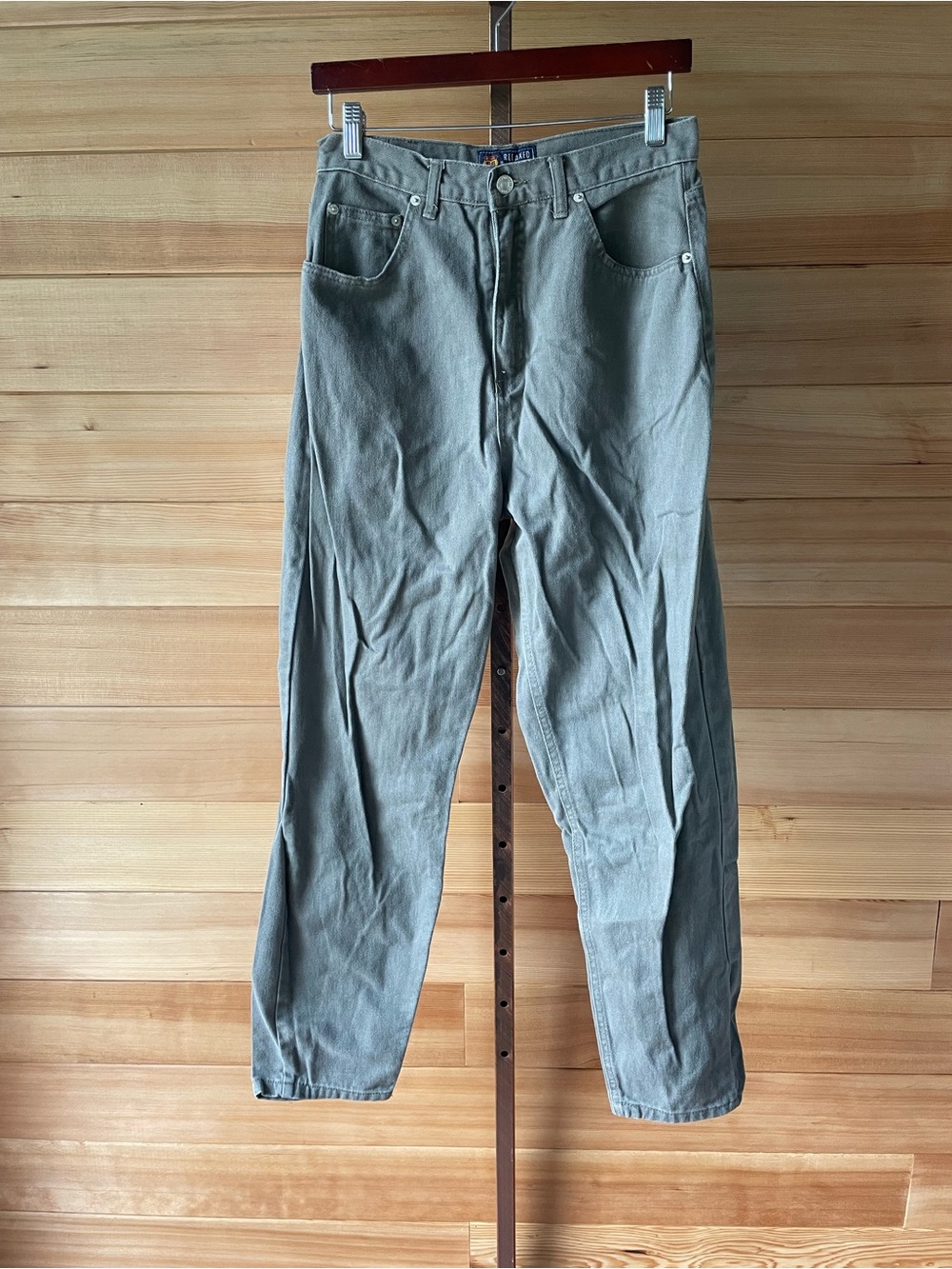 Route 66 Vintage Y2K Women's Relaxed Fit Jeans in Khaki 11/12